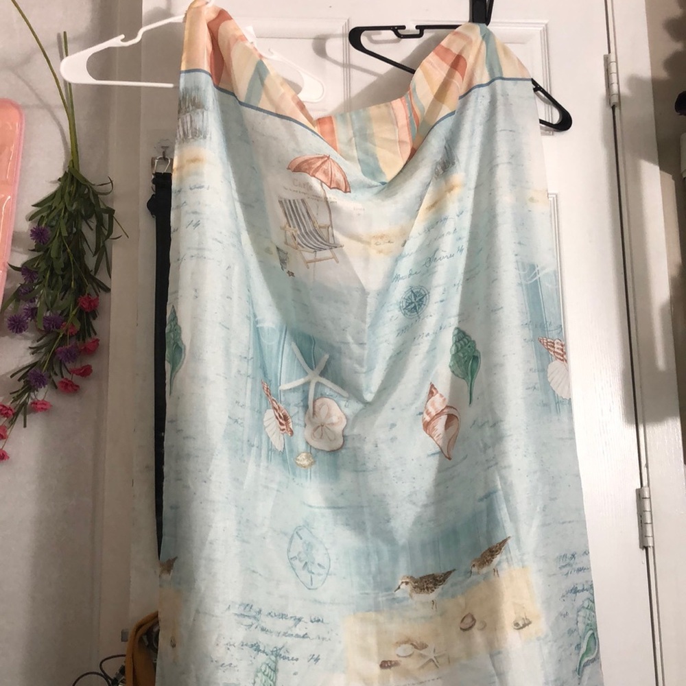 Beach shower curtain NEW